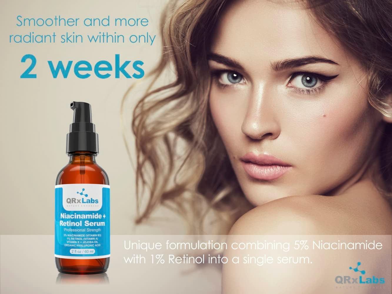 Serum Anti-Idade QRxLabs - Niacinamida e Retinol 60 ml 3