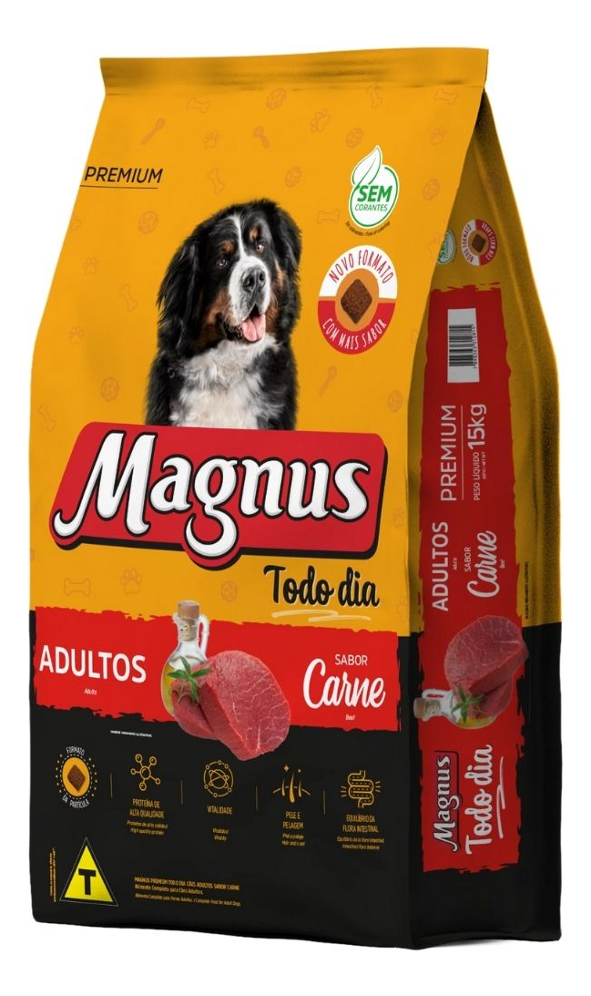 Alimento Magnus Premium Todo Dia Cães Adultos  1