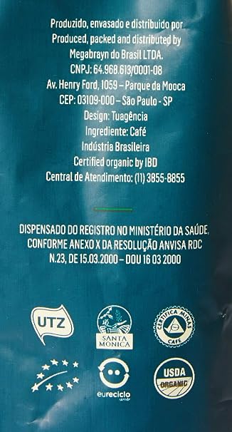Café Grão Orgânico 250 G  3