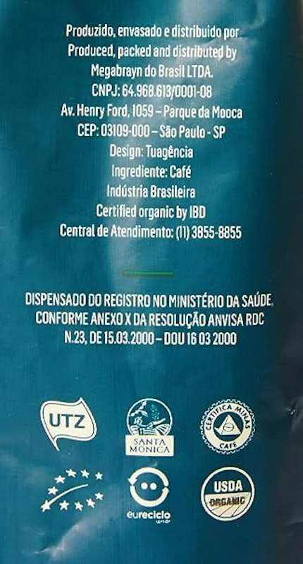 Café Grão Orgânico 250 G 3