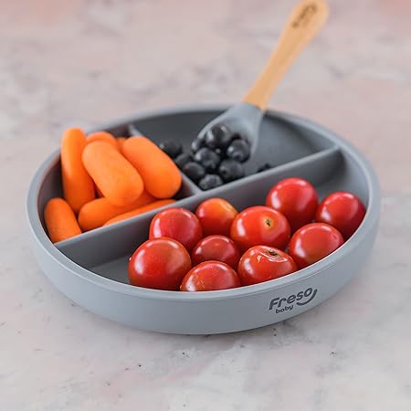 Prato de Silicone com Ventosa e Divisória  5