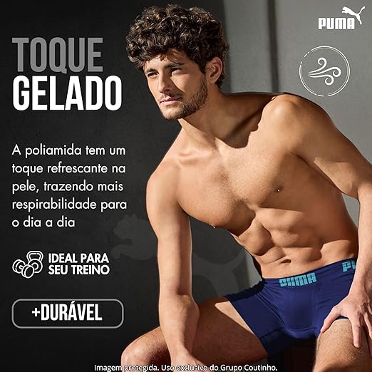 Cueca Boxer Sem Costura Sport Dry Fit 4
