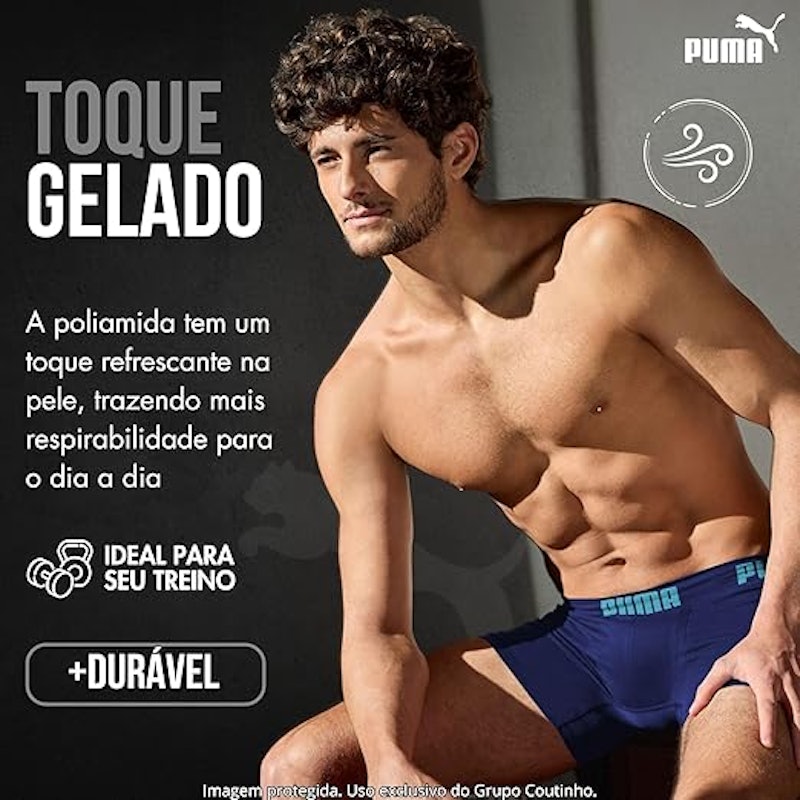 Cueca Boxer Sem Costura Sport Dry Fit 4
