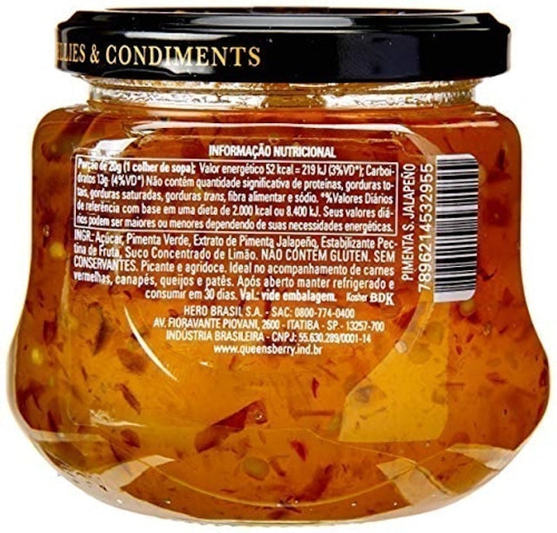 Geleia de Pimenta Jalapeño Queensberry 2