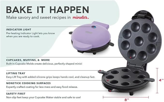 Máquina de Mini Cupcake Express DASH 3