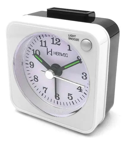 Despertador Quartz Quadrado Compacto 3