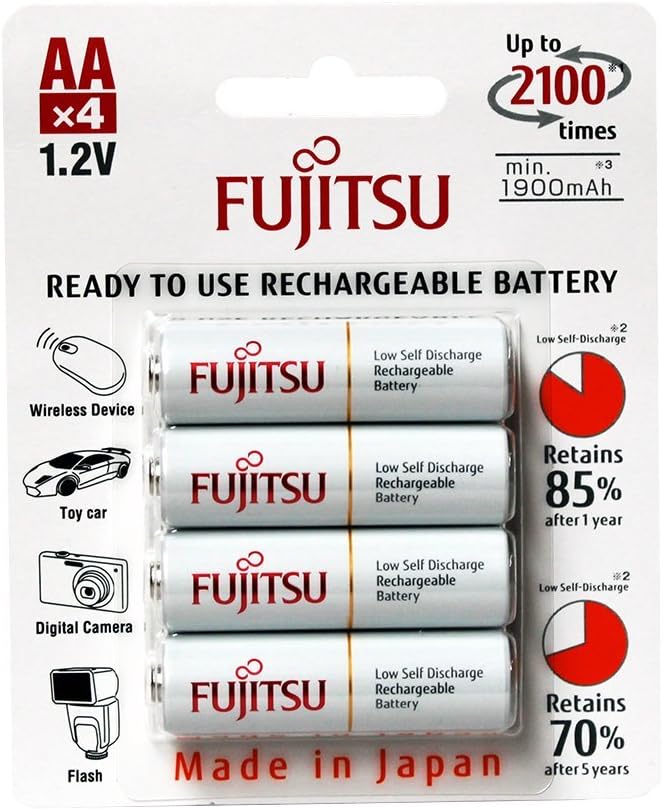 Pilha Recarregável AA Fujitsu 1