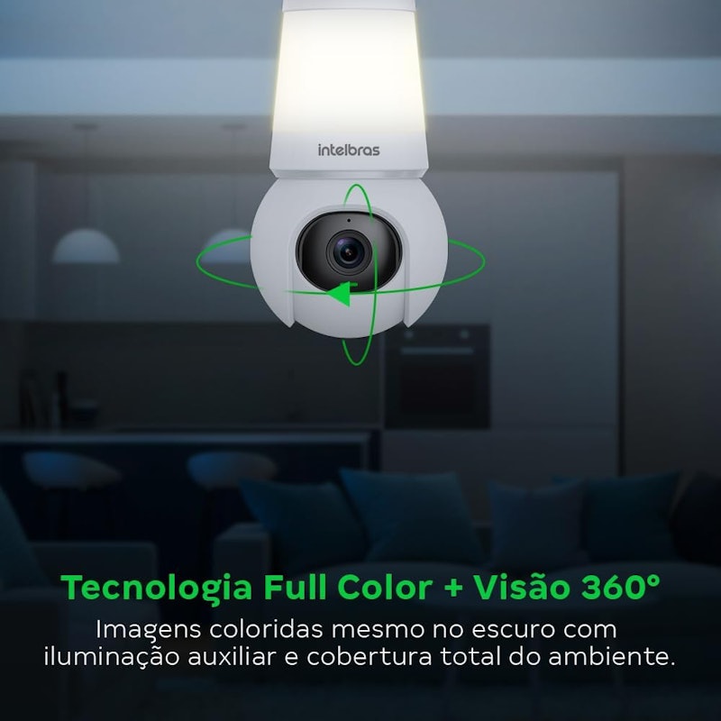 Câmera Lâmpada Interna Inteligente 3