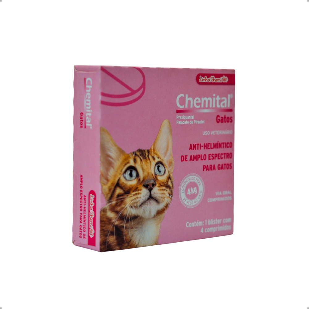 Vermífugo Chemital Gatos 5