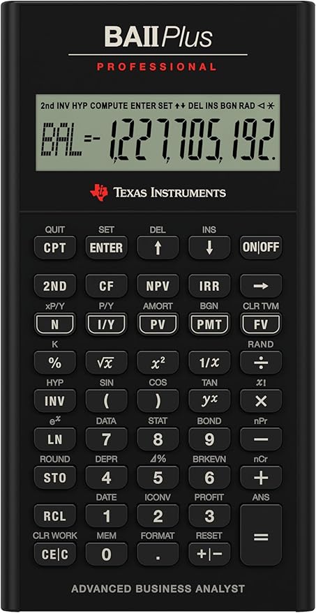 Calculadora Profissional BA II Plus™ 2