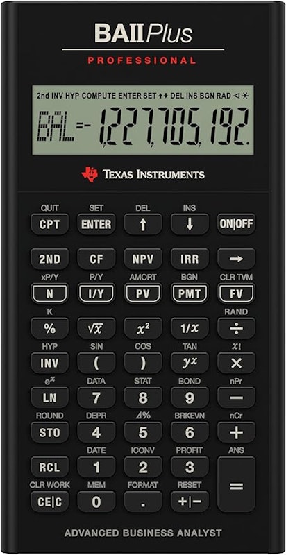 Calculadora Profissional BA II Plus™ 2