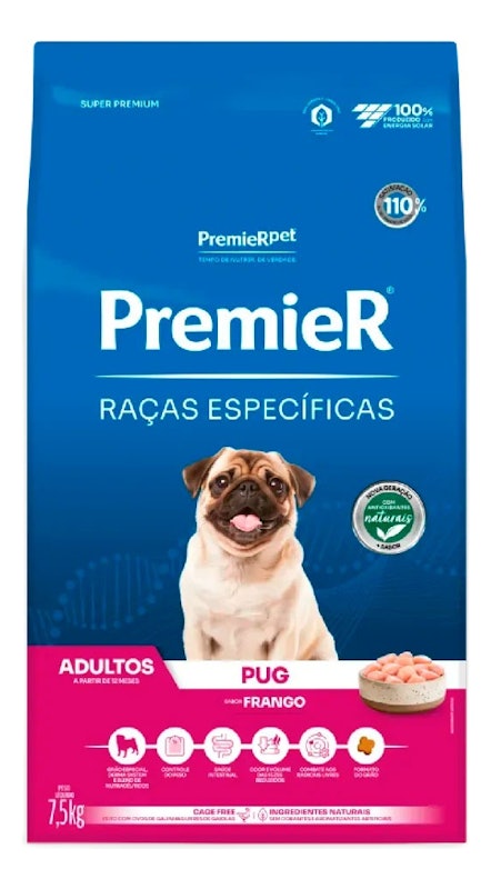 Ração PremieR Raças Específicas Pug Adultos 1