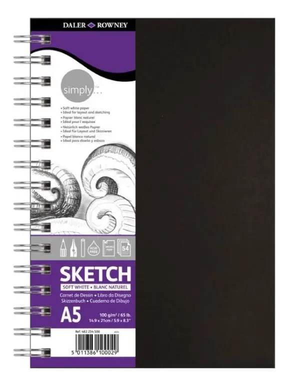 Top 10 Melhores Sketchbooks em 2026 (Canson, Daler Rowney e mais) 3
