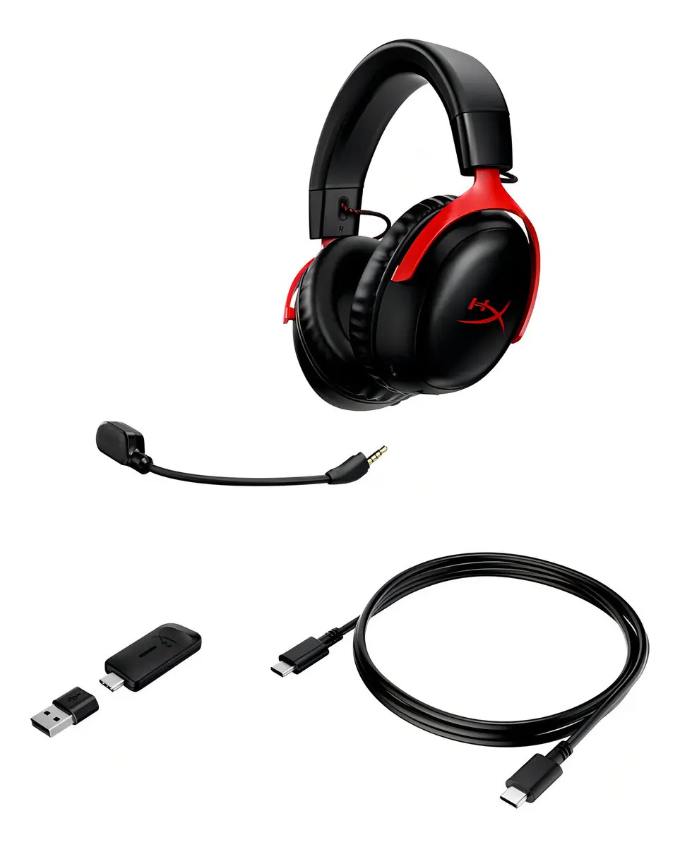 HyperX Cloud III sem Fios Headset Gamer 5