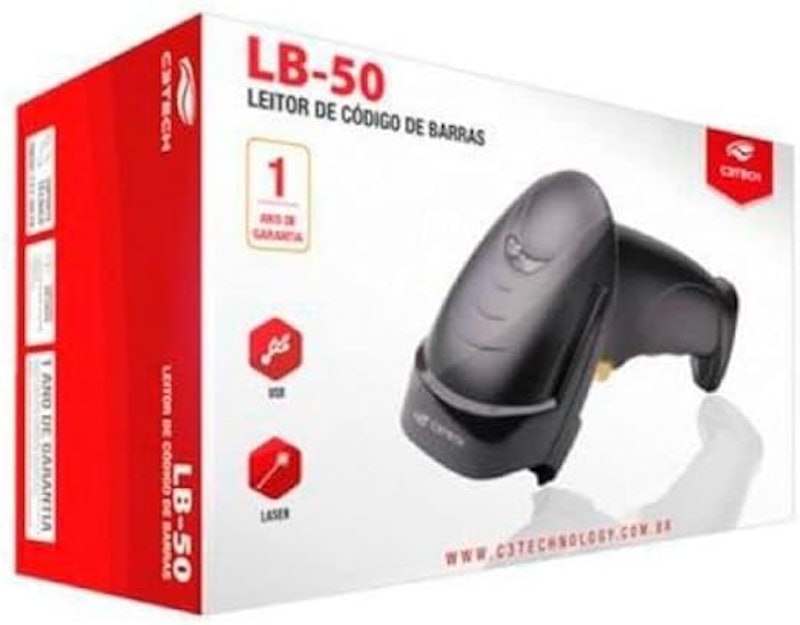 Leitor de Código de Barras 1D USB 4