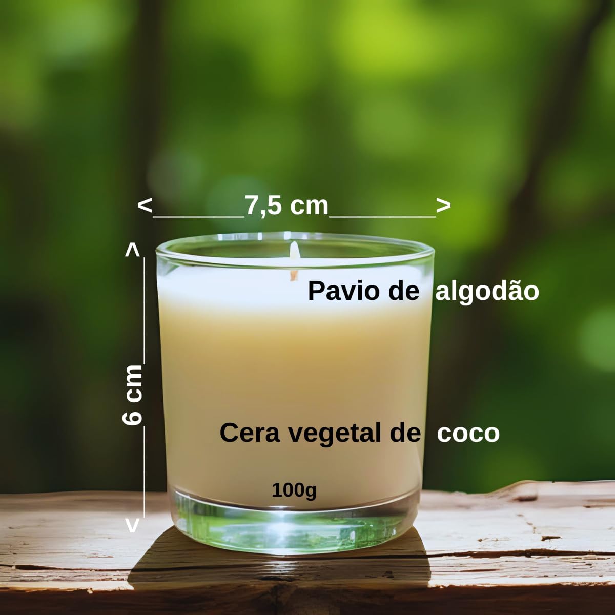 Vela Aromática Vegetal Flor de Cerejeira 2