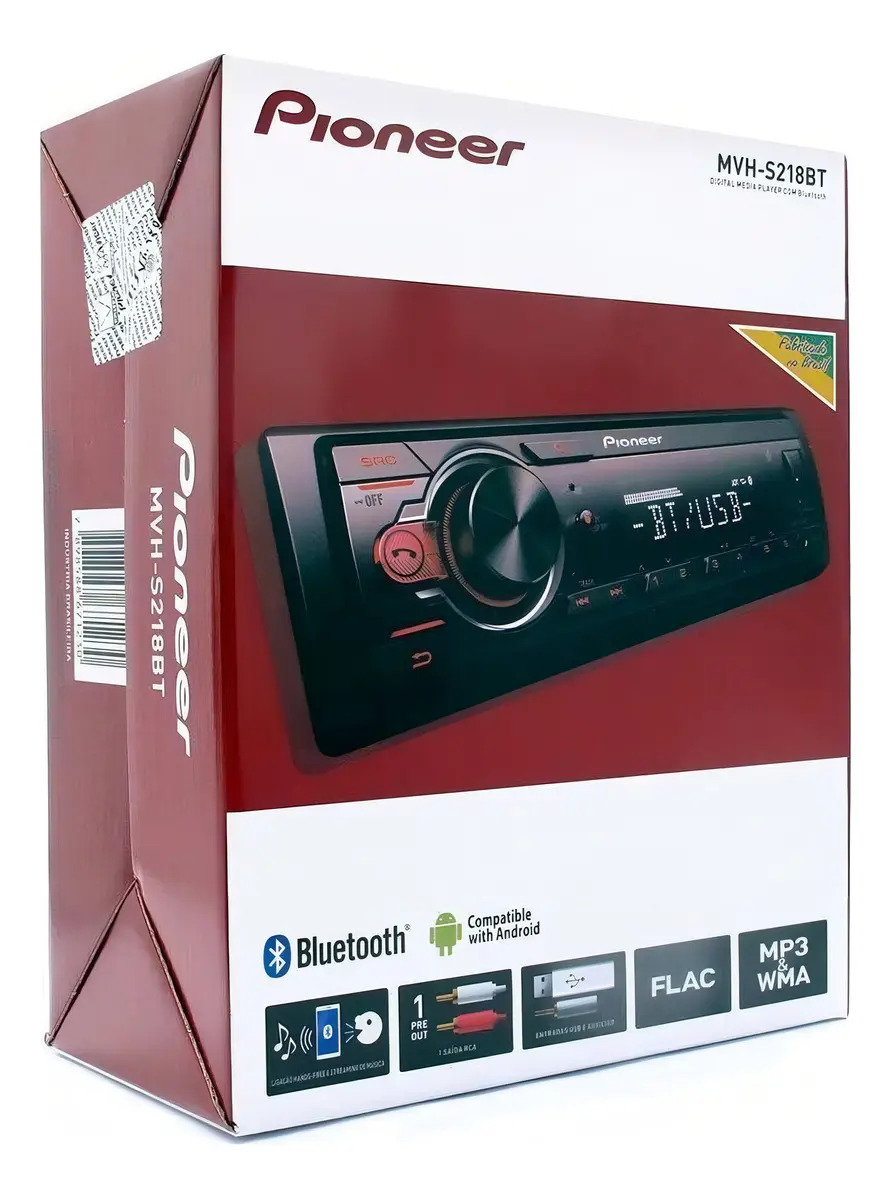 Som Automotivo Pioneer MVH-S218BT 5