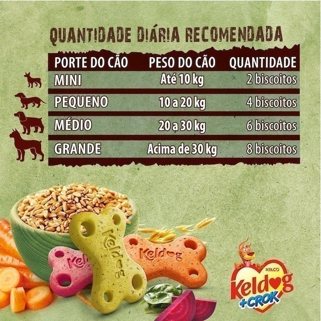 Keldog +Crok Biscoito Integral Multi 4