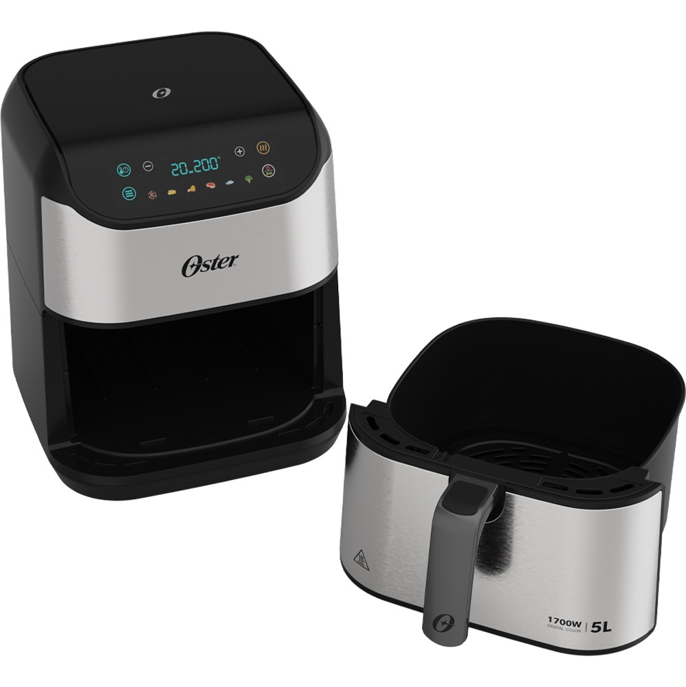 Fritadeira Digital Inox 5 L com Painel Touch 4