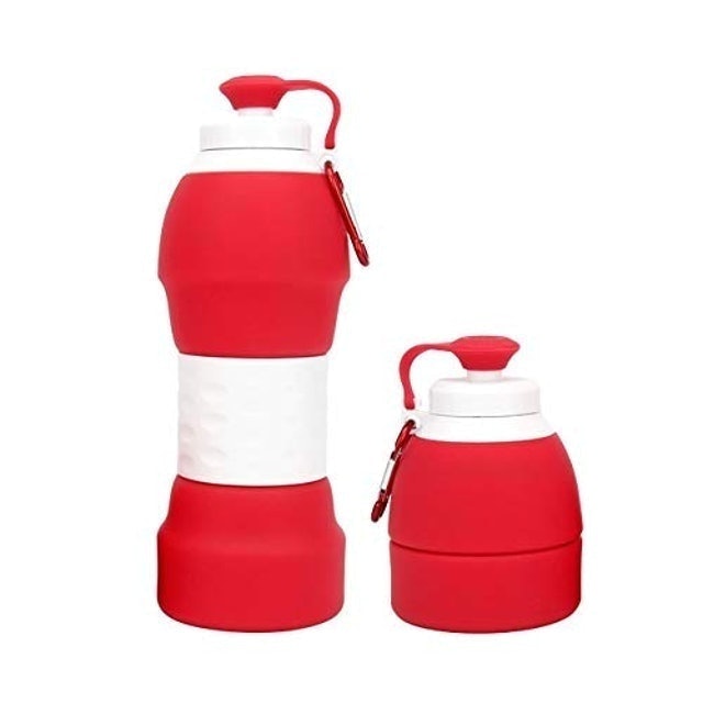 Garrafa Retrátil de Silicone do Flamengo 3