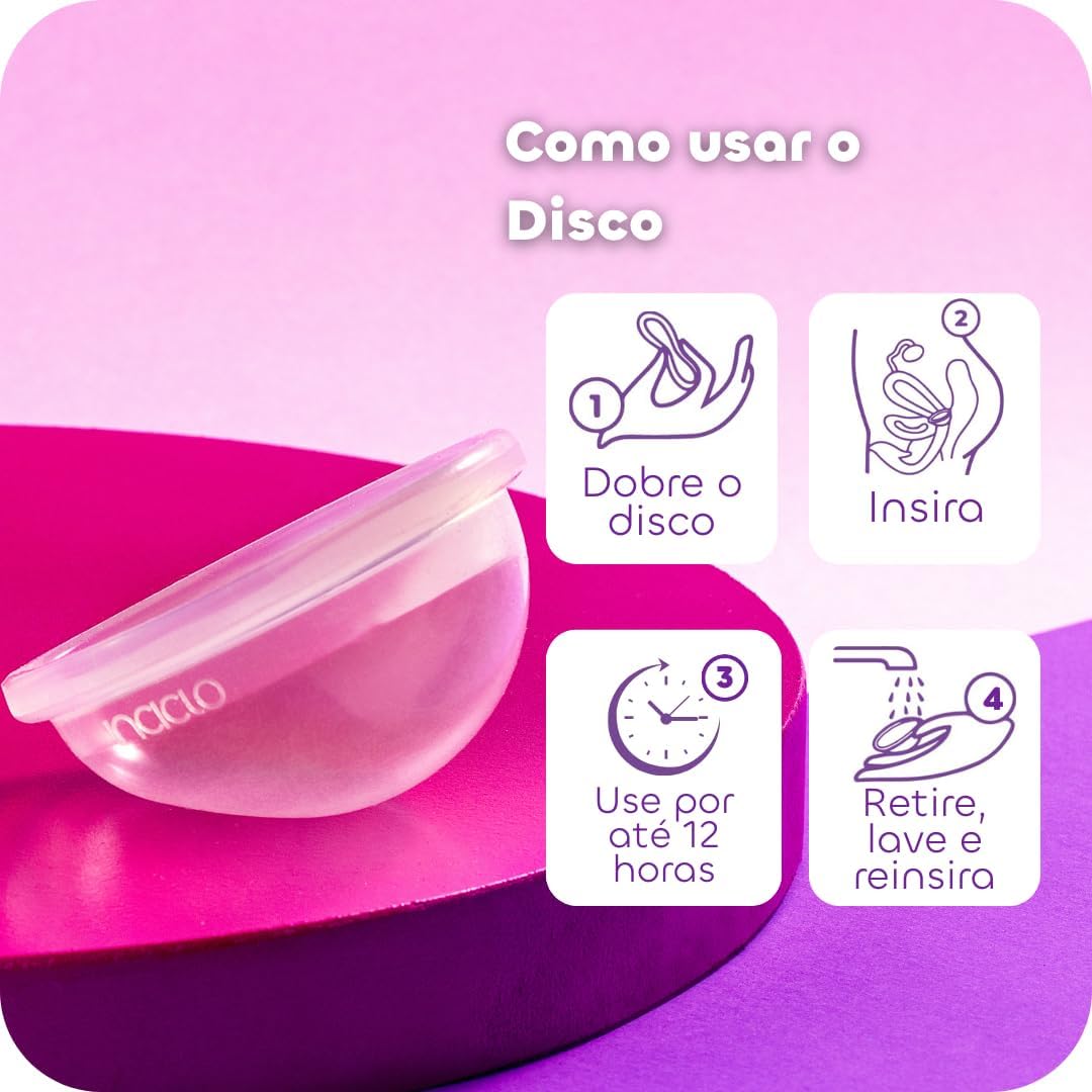 Kit Disco Menstrual + Panelinha Inciclo + Sabonete Inciclo (Neutro) 2