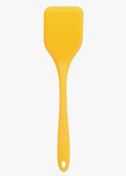 Espátula de Silicone Reta Amarela 1