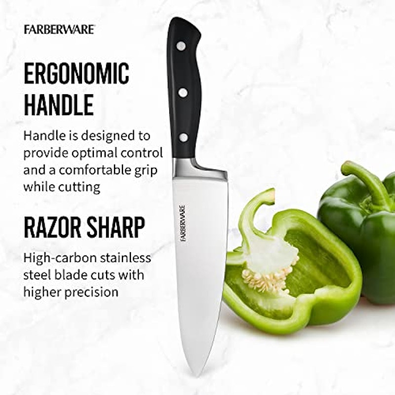 Faca de Chef Farberware Edgekeeper 5