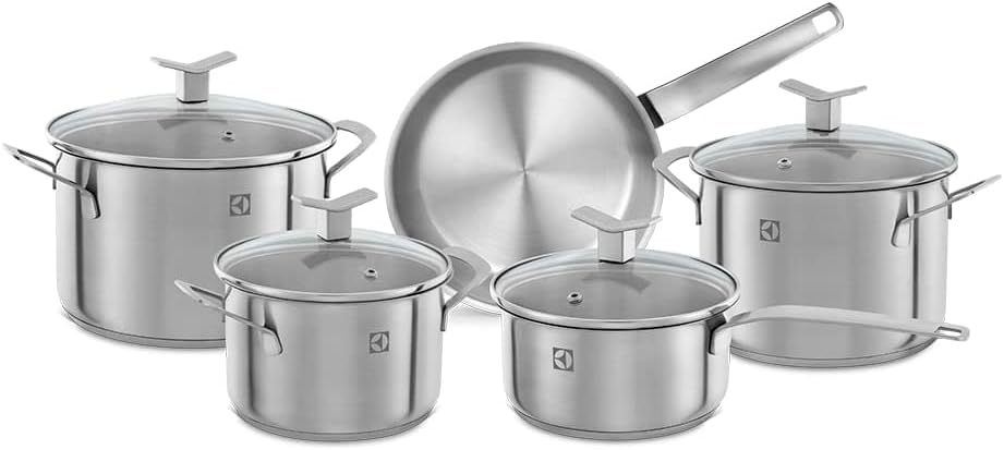 Jogo de Panelas Electrolux Inox com 5 Peças Design 1