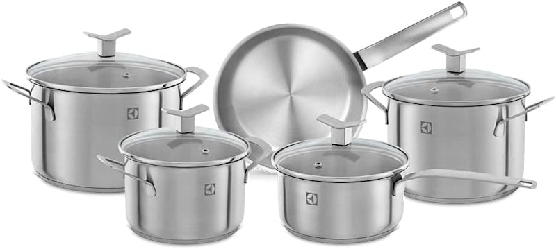 Jogo de Panelas Electrolux Inox com 5 Peças Design 1