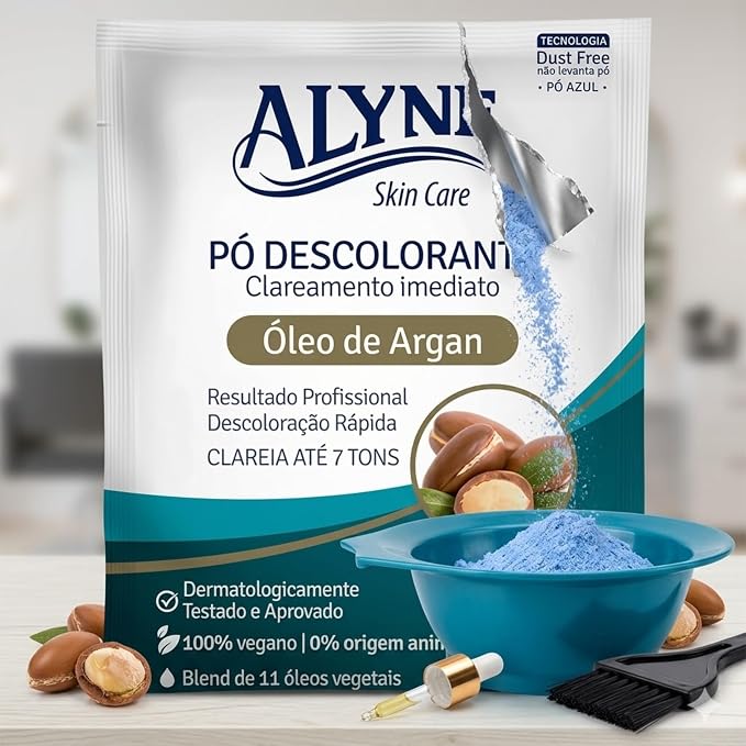 Pó Descolorante Alyne Óleo de Argan 5