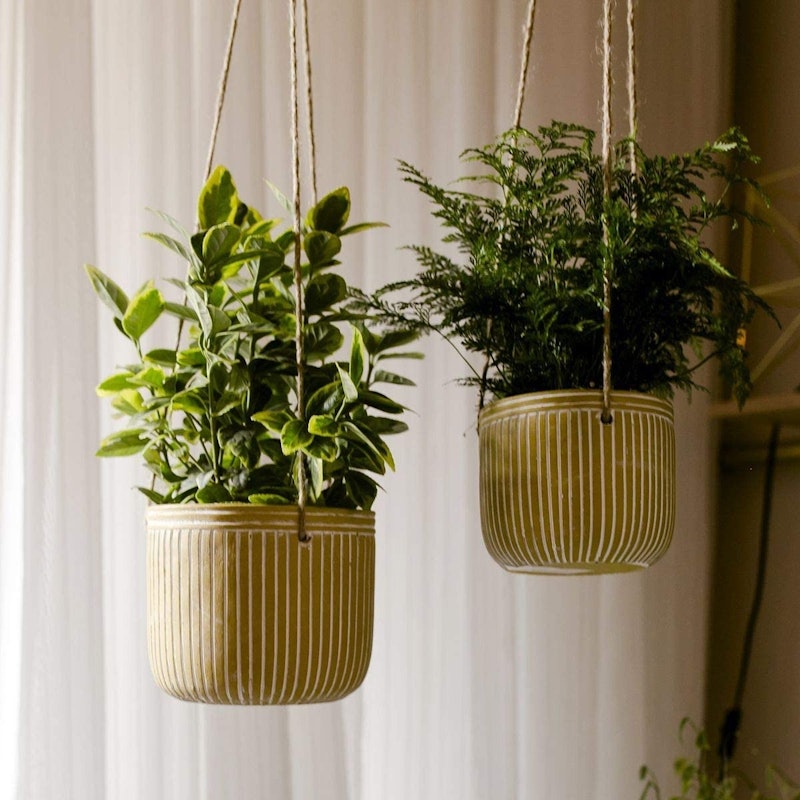 Kit Cachepot Pendente Em Cimento 3