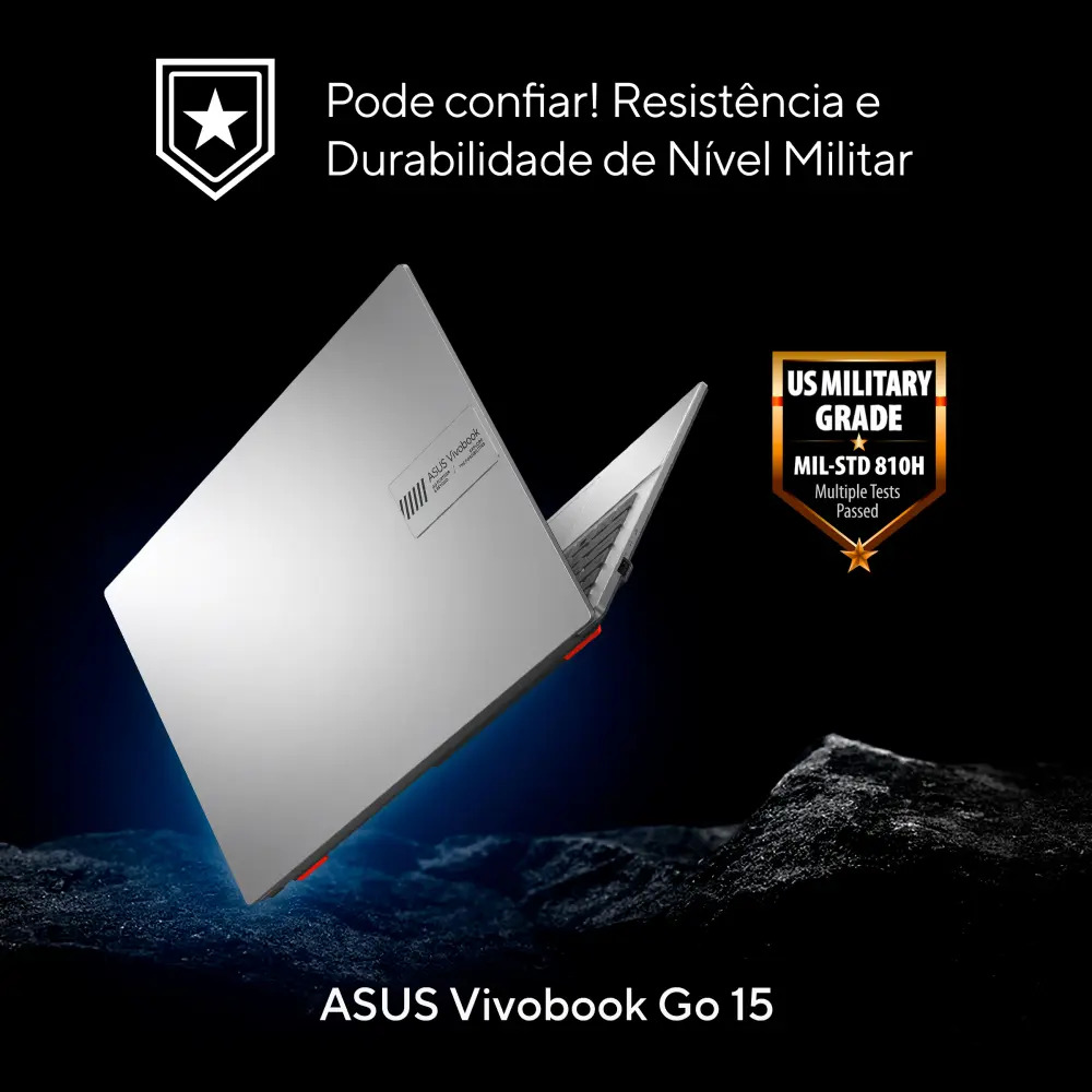 Notebook ASUS Vivobook Go 15 Core i3 4 GB 128 GB 5