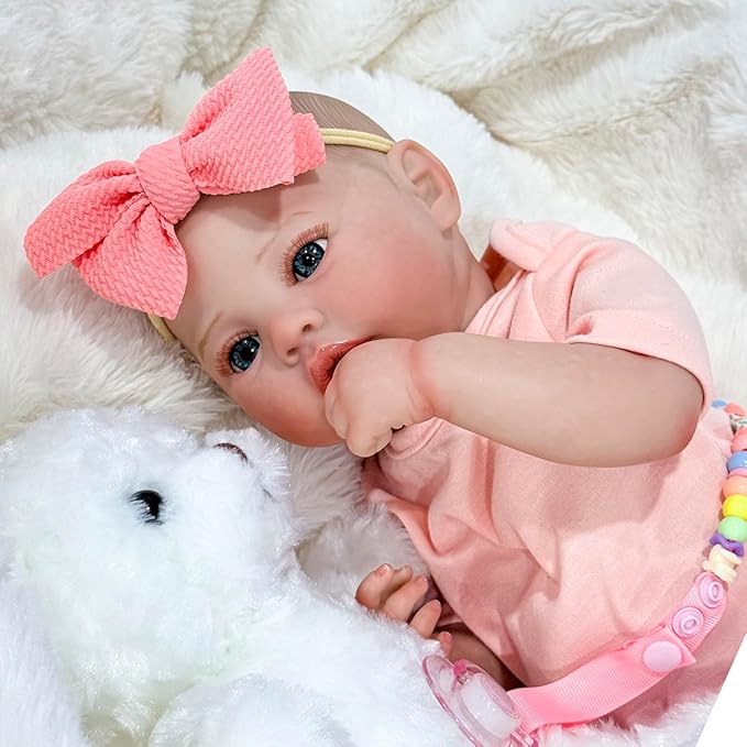Boneca Bebe Reborn Corpo de Silicone Menina 5