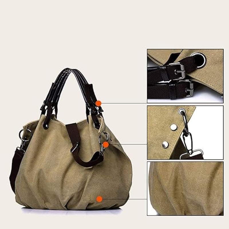 Bolsa Hobo de Algodão com Alça 2