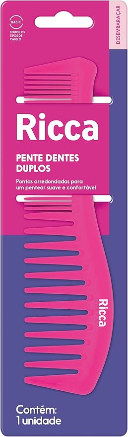 Pente Basic Dentes Duplos Ricca 1