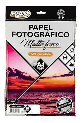 Papel Fotográfico Matte Fosco 180 g BRW 1