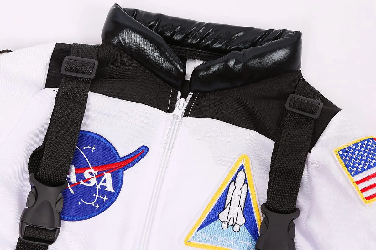 Cuteshower Kids Astronaut NASA Costume for Boys Girls Space Jumpsuit 3