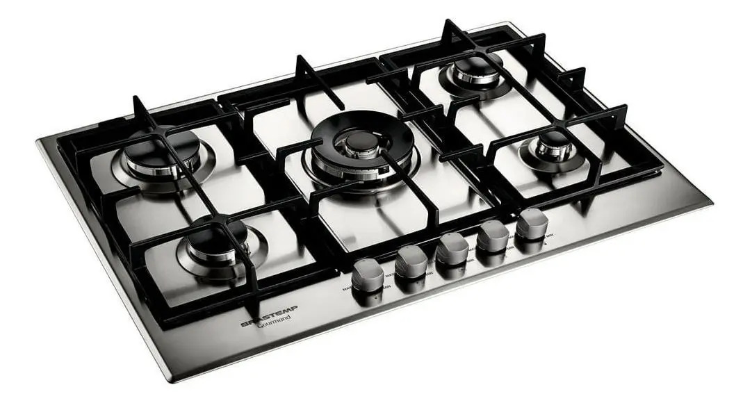 Cooktop 5 Bocas Gourmand Inox  2