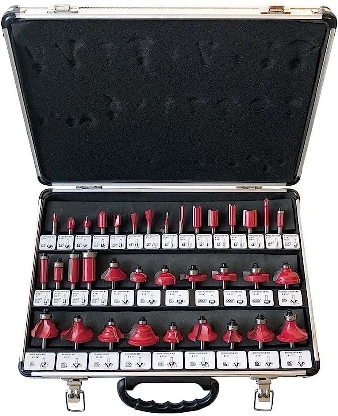 Kit Fresa para Tupia Manual com Maleta 1