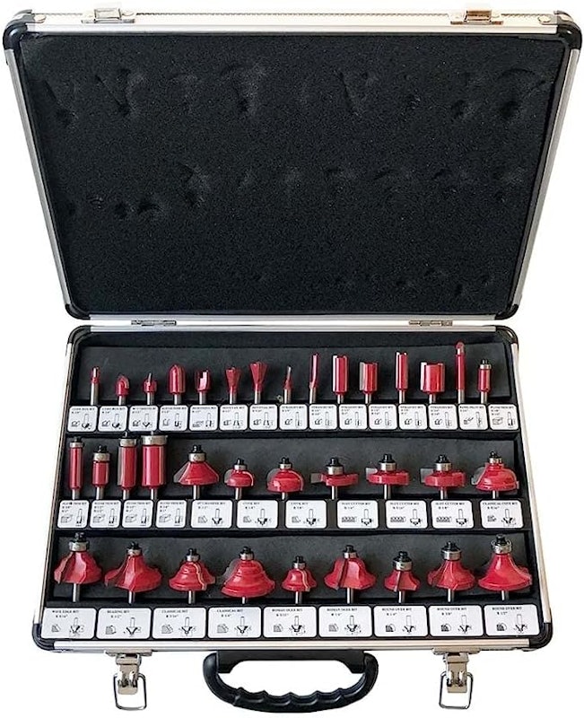 Kit Fresa para Tupia Manual com Maleta 1