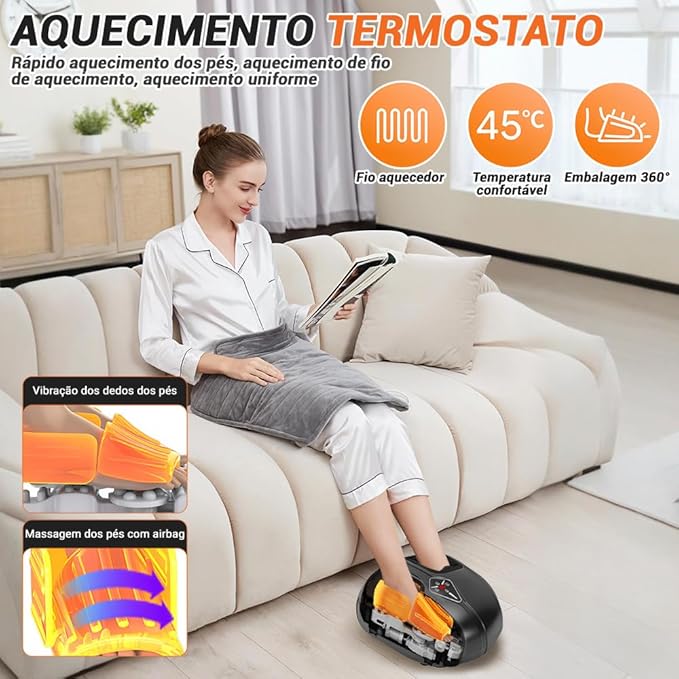 Massageador de Pés com Controle Remoto 4