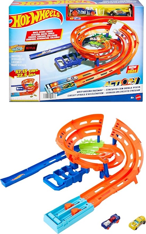 Hot Wheels Action Pista de Brinquedo Circuito Giro Veloz 2