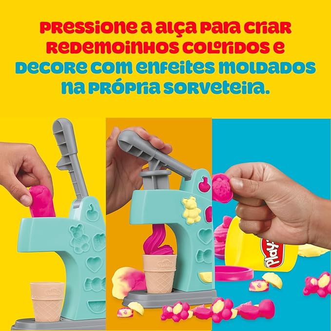 Mini Sorveteria Divertida Play Doh 2