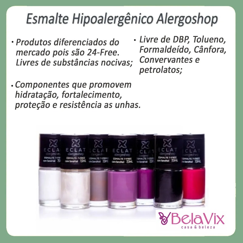 Esmalte Eclat Hipoalergênico 24-FREE Dublin 4