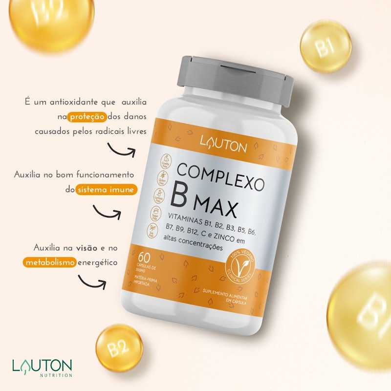 Complexo B Max Lauton Nutrition 3
