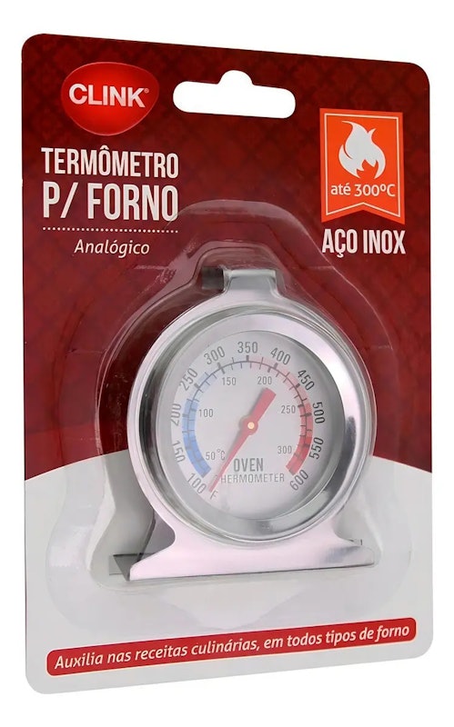 Termômetro Forno Aço Inox 4