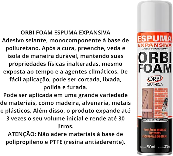 Espuma Expansiva Profissional 2