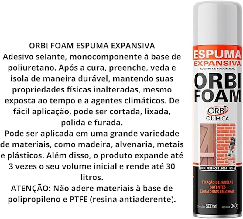 Espuma Expansiva Profissional 2