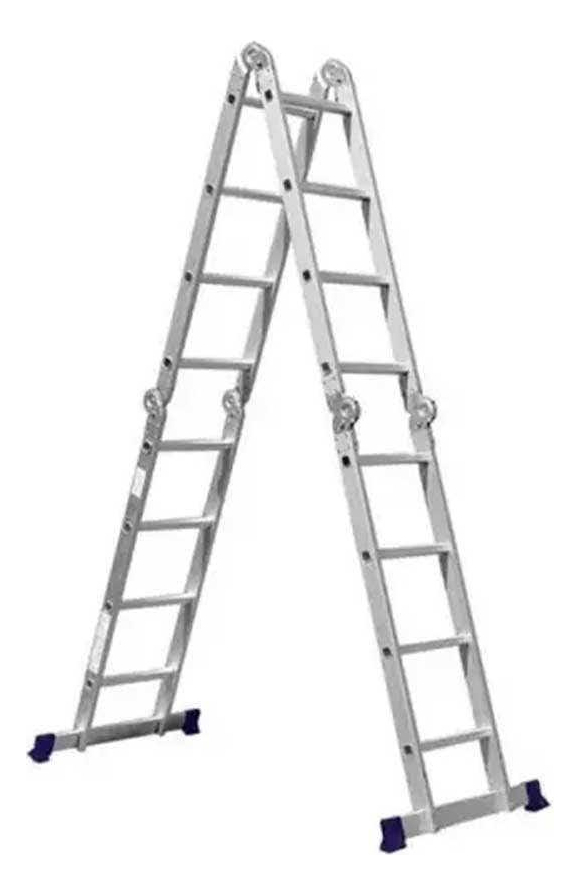 Escada Multifuncional 4x4 16 Degraus Mor 2
