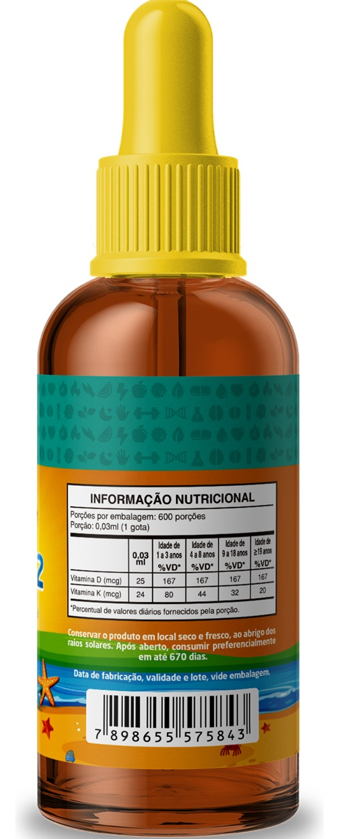 Vitamina D3 K2 Kids 600 Doses 3